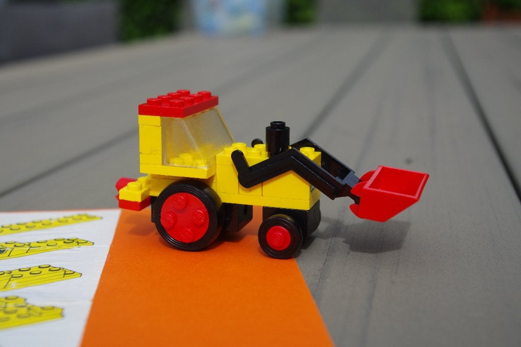 Lego 6630 Grondgraver met machinist (echte vintage uit 1982), Gebruikt, Complete set, Overige typen, Ophalen of Verzenden