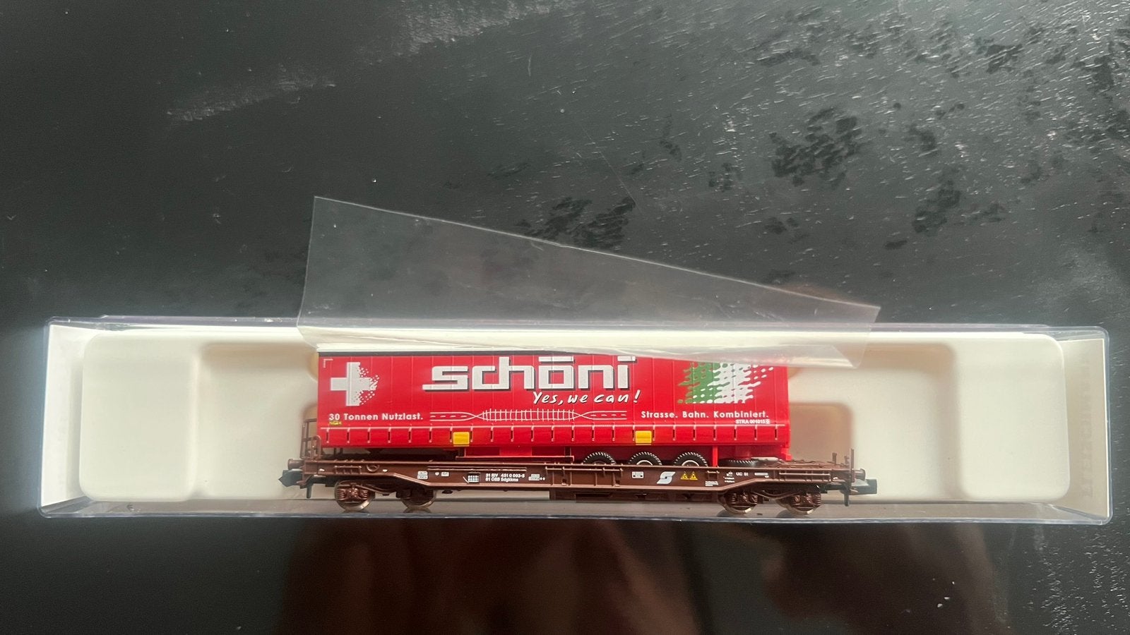 Fleischmann 845339 | ÖBB Sdkms Taschenwagen met Schhöni, Gelijkstroom, Fleischmann, Wagon, Ophalen of Verzenden