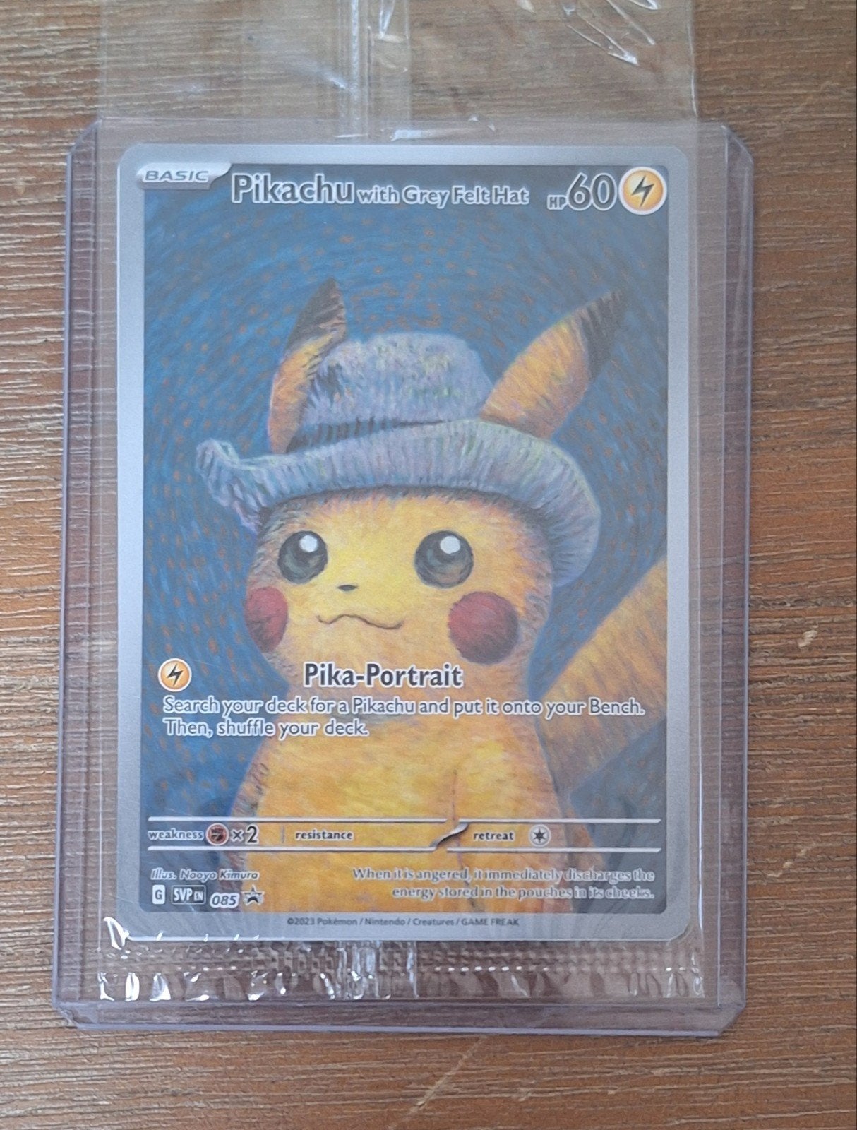 Pikachu van gogh, Ophalen, Nieuw, Losse kaart