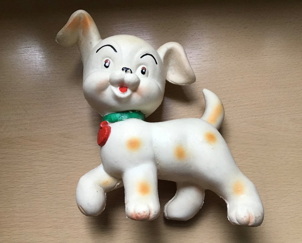 Piep figuur hondje, vintage, jaren 60, Ophalen of Verzenden, Gebruikt
