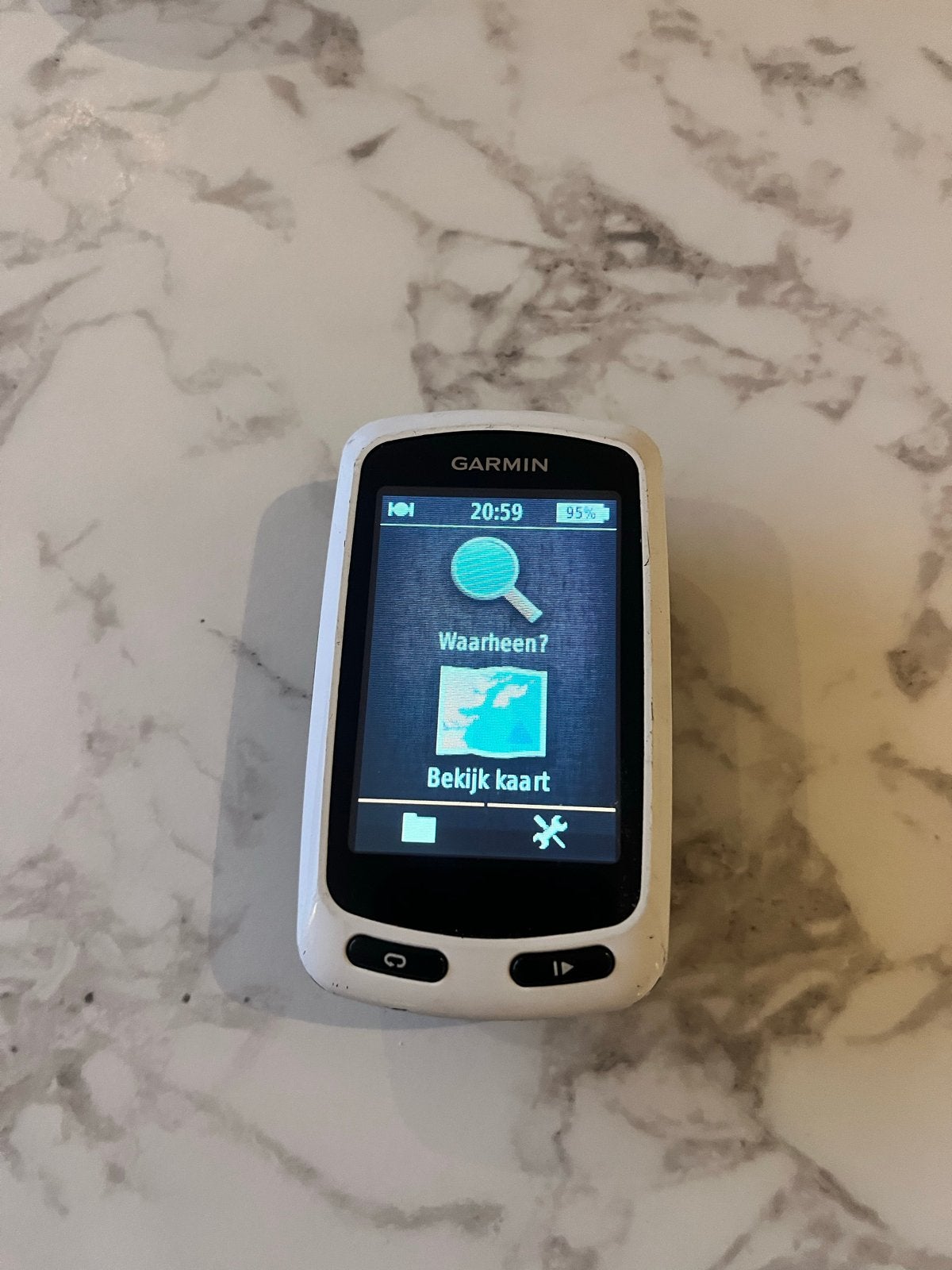 Garmin Edge Touring GPS fietsnavigatie, Ophalen, Gebruikt