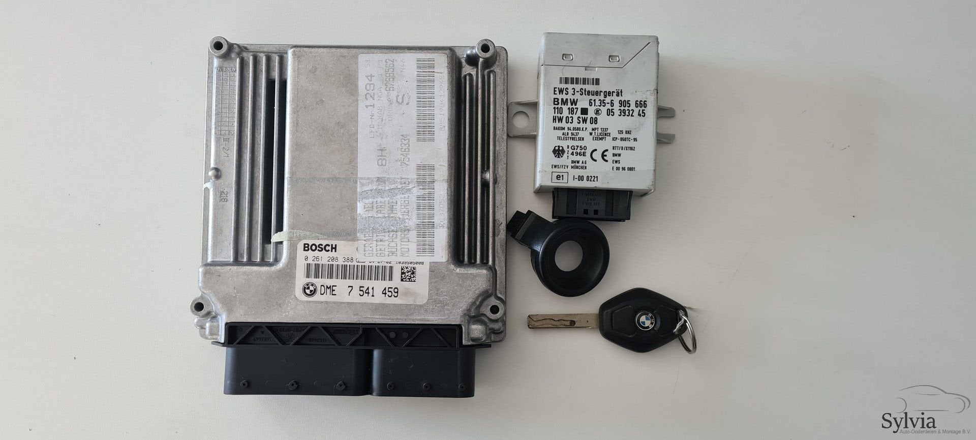 Startset  ECU EWS BMW 3 Serie 318 E46 N46  7541459 automaat, Gebruikt, -, -, Ophalen of Verzenden