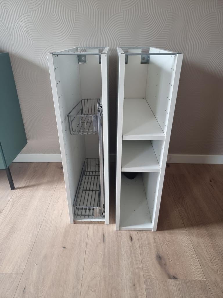 IKEA Metod onderkasten 20x60x80, Ophalen, Minder dan 50 cm, Gebruikt, Wit