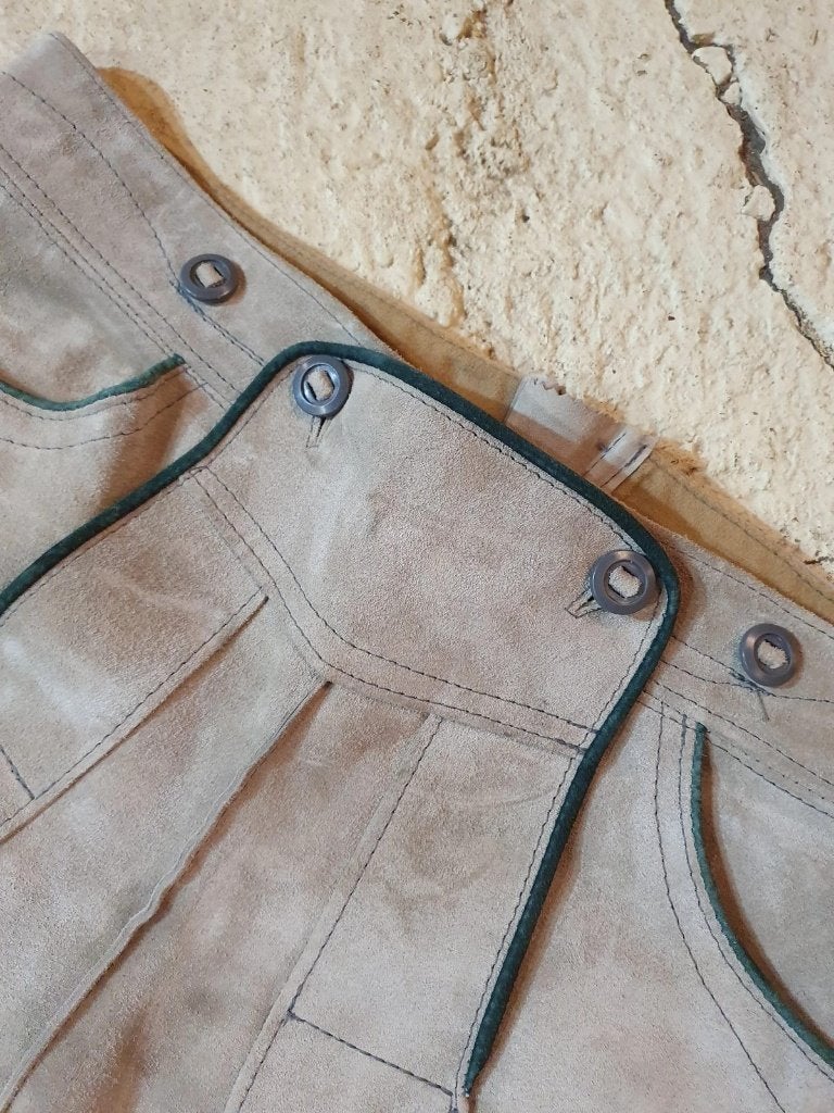 Lederhosen Beige, kort model, Kleding | Heren, Djt@dejuistetoon.eu, Overige maten, Ophalen of Verzenden, Mon Plaisir 19, Etten-Leur, Netherlands