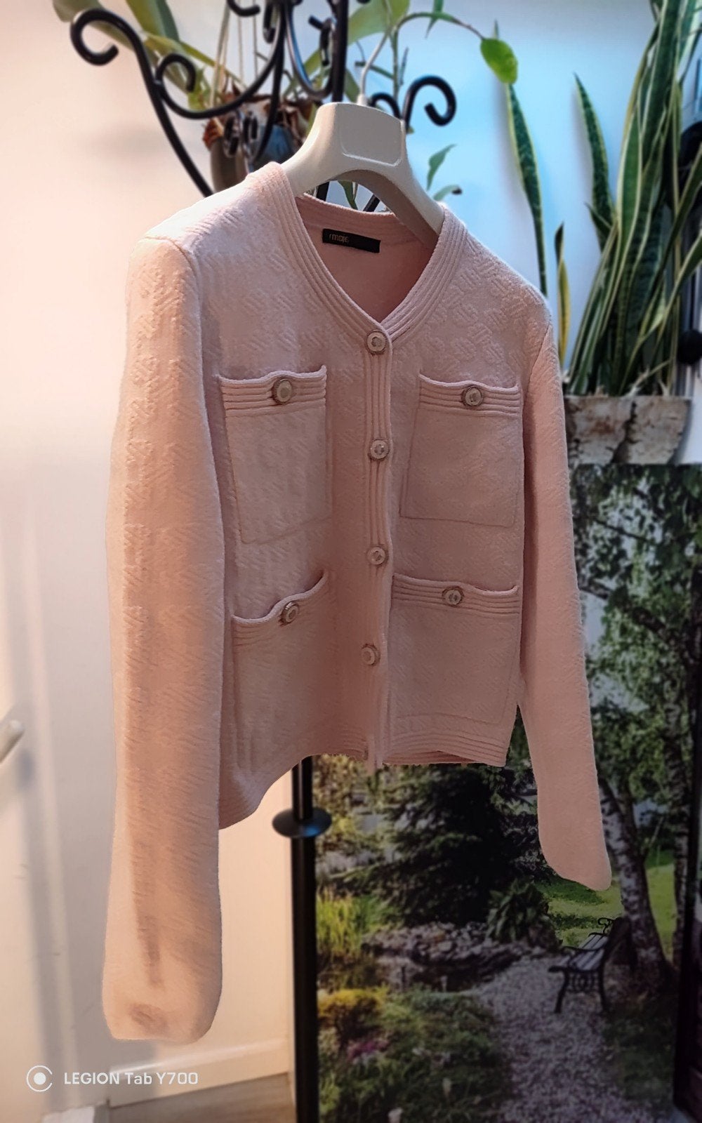 Maje lichtRoze vestje  M/S, Maat 38/40 (M), Ophalen of Verzenden, Roze, Maje
