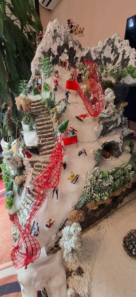 Kerstdorp, Ophalen, Gebruikt