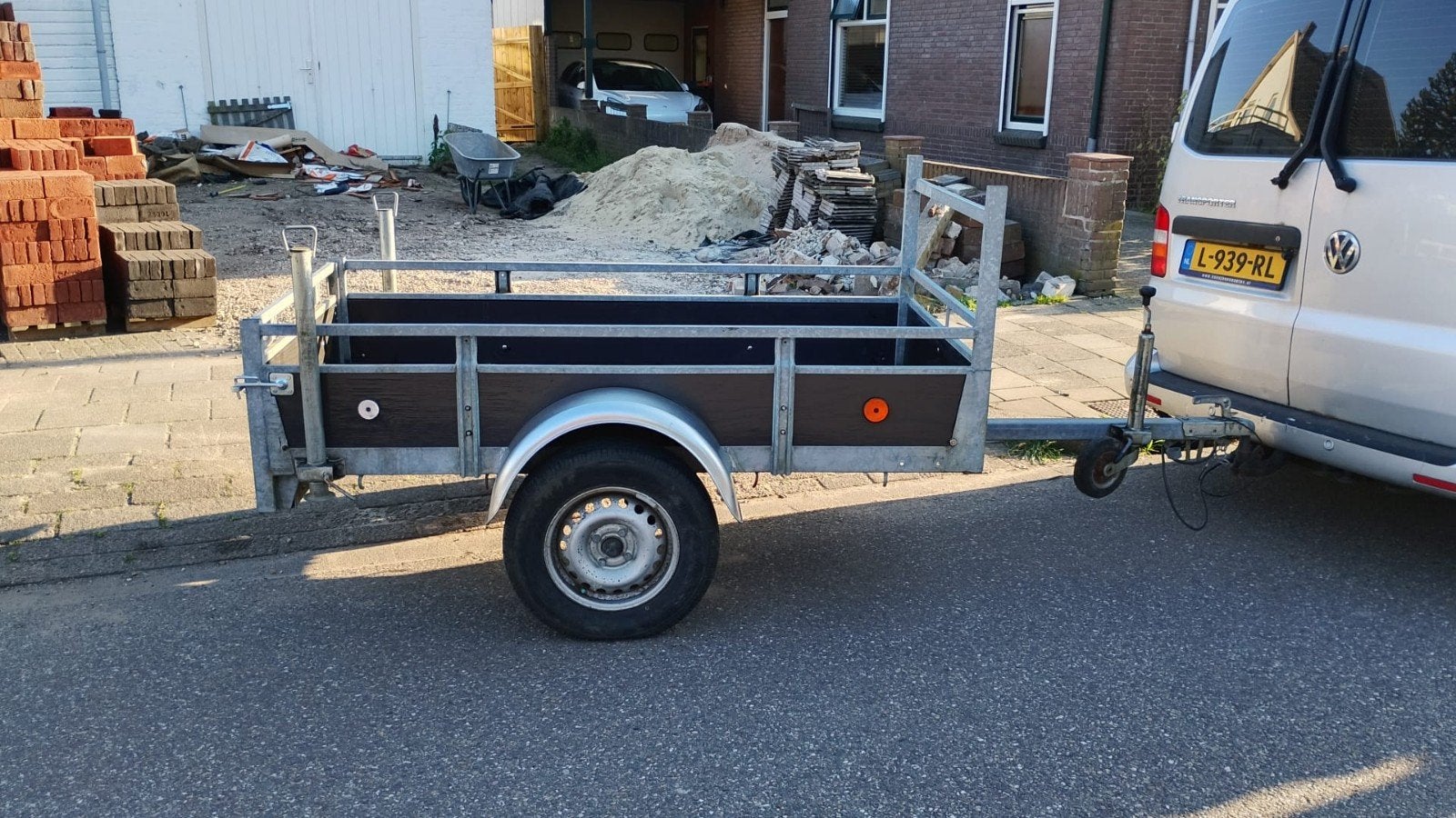 Mooie aanhanger, Ophalen, Gebruikt