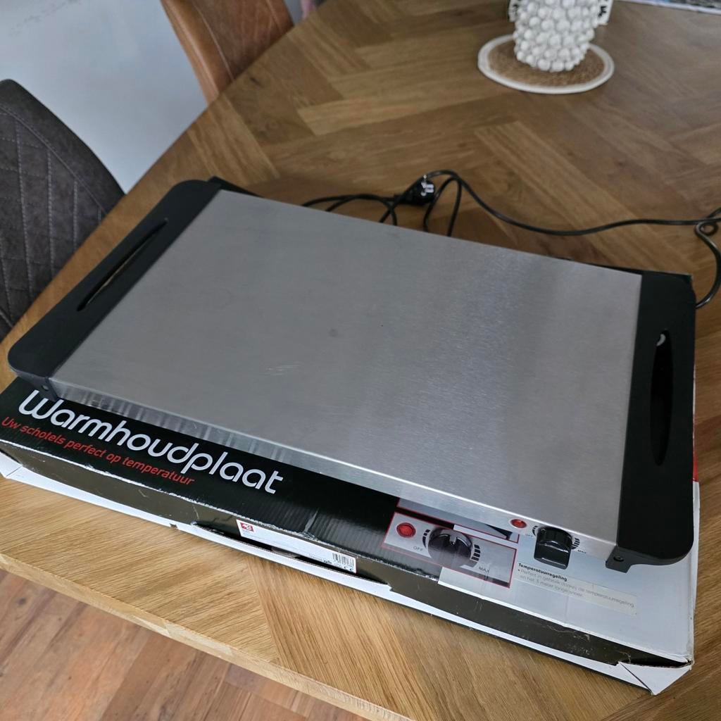 Primo Warmhoudplaat - Houdt gerechten perfect op temperatuur, Ophalen, Zo goed als nieuw