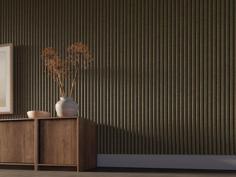 Cando Decowall acoustic Donker Eiken Lattenwand (LW14), Ophalen, Nieuw, 75 m² of meer, Overige typen