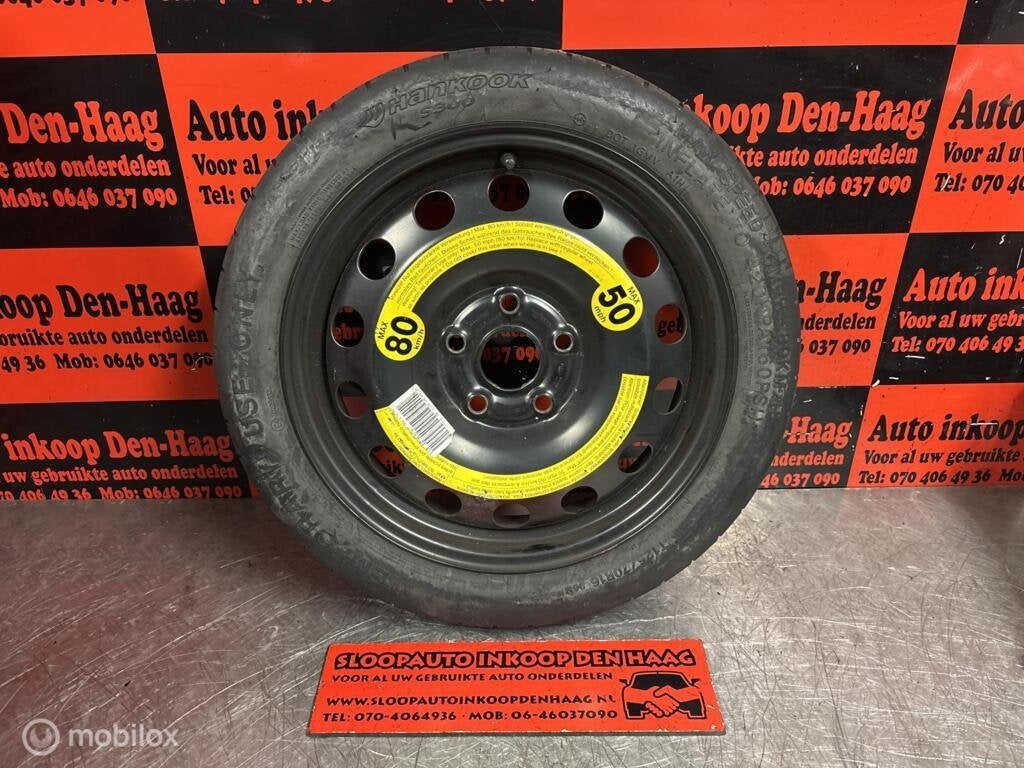 VW Seat Audi | Thuiskomer | 5x112 | T125/70/R16 |, Gebruikt, Volkswagen, Ophalen of Verzenden