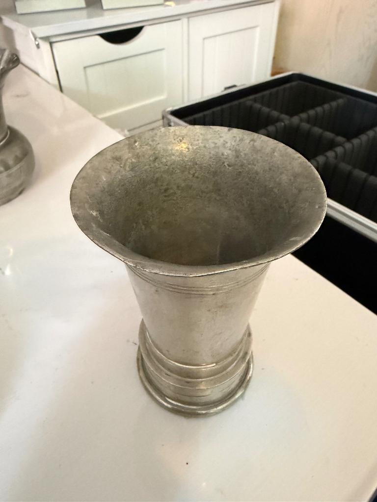 “Vintage brocante lot – tin en messing decoratie”, Antiek en Kunst, Ophalen of Verzenden