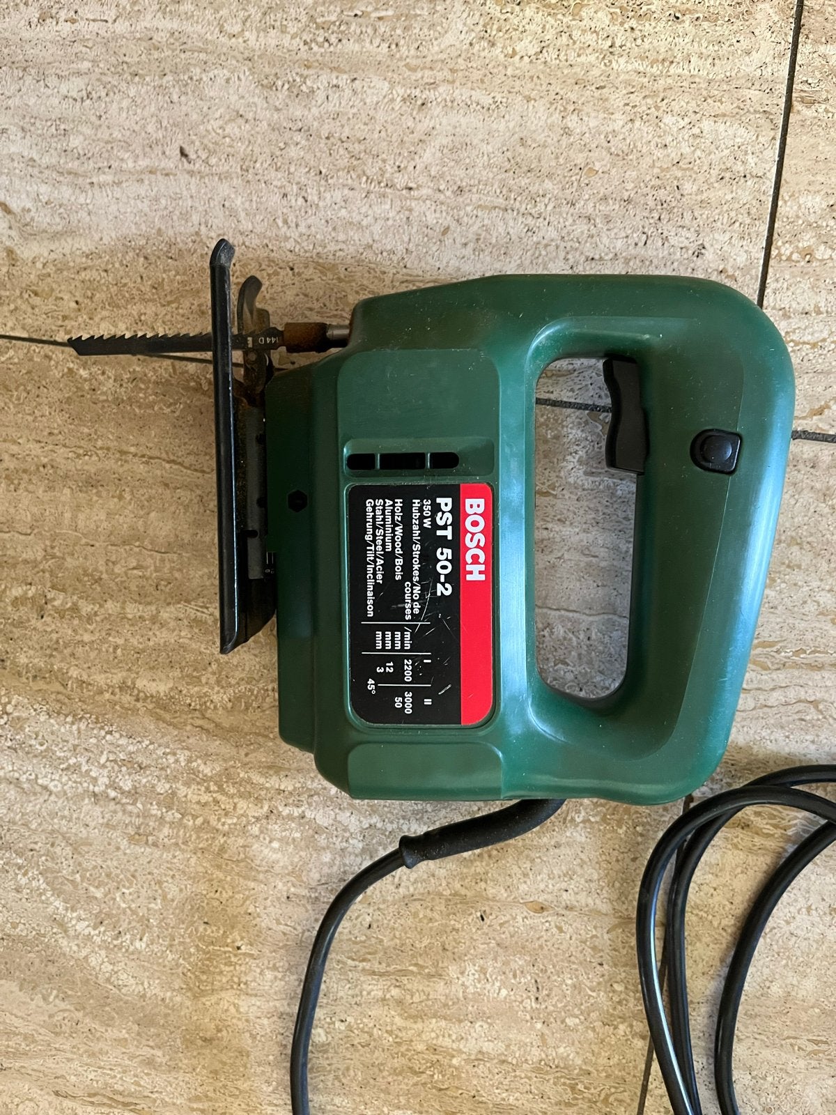 Bosch PST 50-2 Decoupeerzaag - Zo goed als nieuw, Ophalen, Decoupeerzaag, Zo goed als nieuw, 30 tot 70 mm