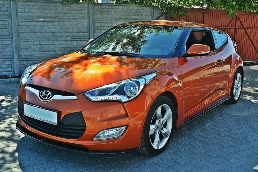 Voorlip sideskirt spoiler splitter - Hyundai Veloster 11-18, Ophalen of Verzenden