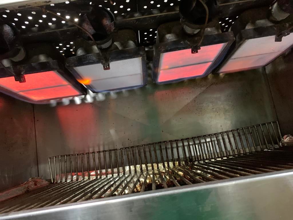 Pita grill 4 branders nieuwe model, Ophalen, Zo goed als nieuw, Onbekend