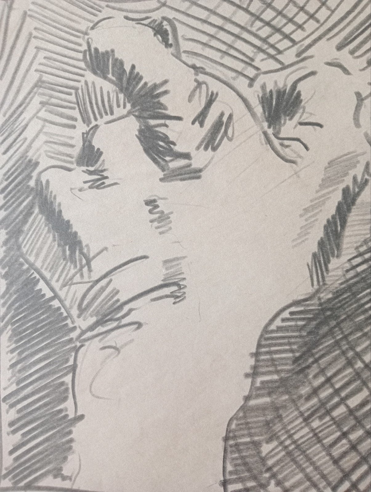Tekening van een hand jaren 90, Ophalen of Verzenden