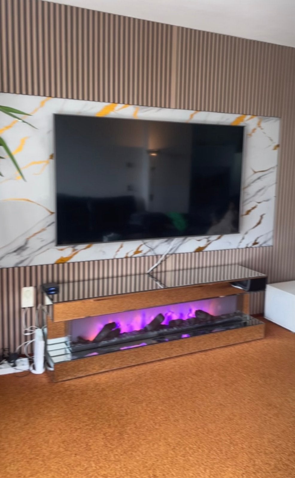 Samsung 4K Smart TV 75 inch (beschadigd), Audio, Tv en Foto, Televisies, Ophalen, 50 Hz, Samsung, 100 cm of meer