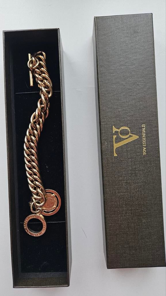 Prachtige gouden TOV armband - Nieuwstaat, Ophalen of Verzenden, Nieuw, Goud, Overige materialen