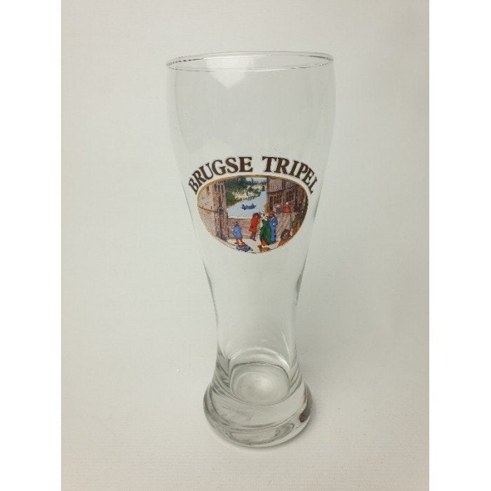 # Brugse Tripel bierglas 33 cl, Ophalen of Verzenden, Gebruikt, Bierglas