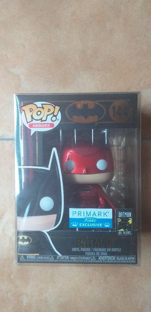 Batman red metallic primark limited exclusive funko pop, Ophalen of Verzenden, Nieuw