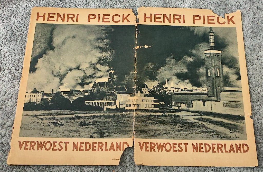 Verwoest Nederland door Henri Pieck, Henri Pieck, Ophalen of Verzenden, 20e eeuw of later, Gelezen