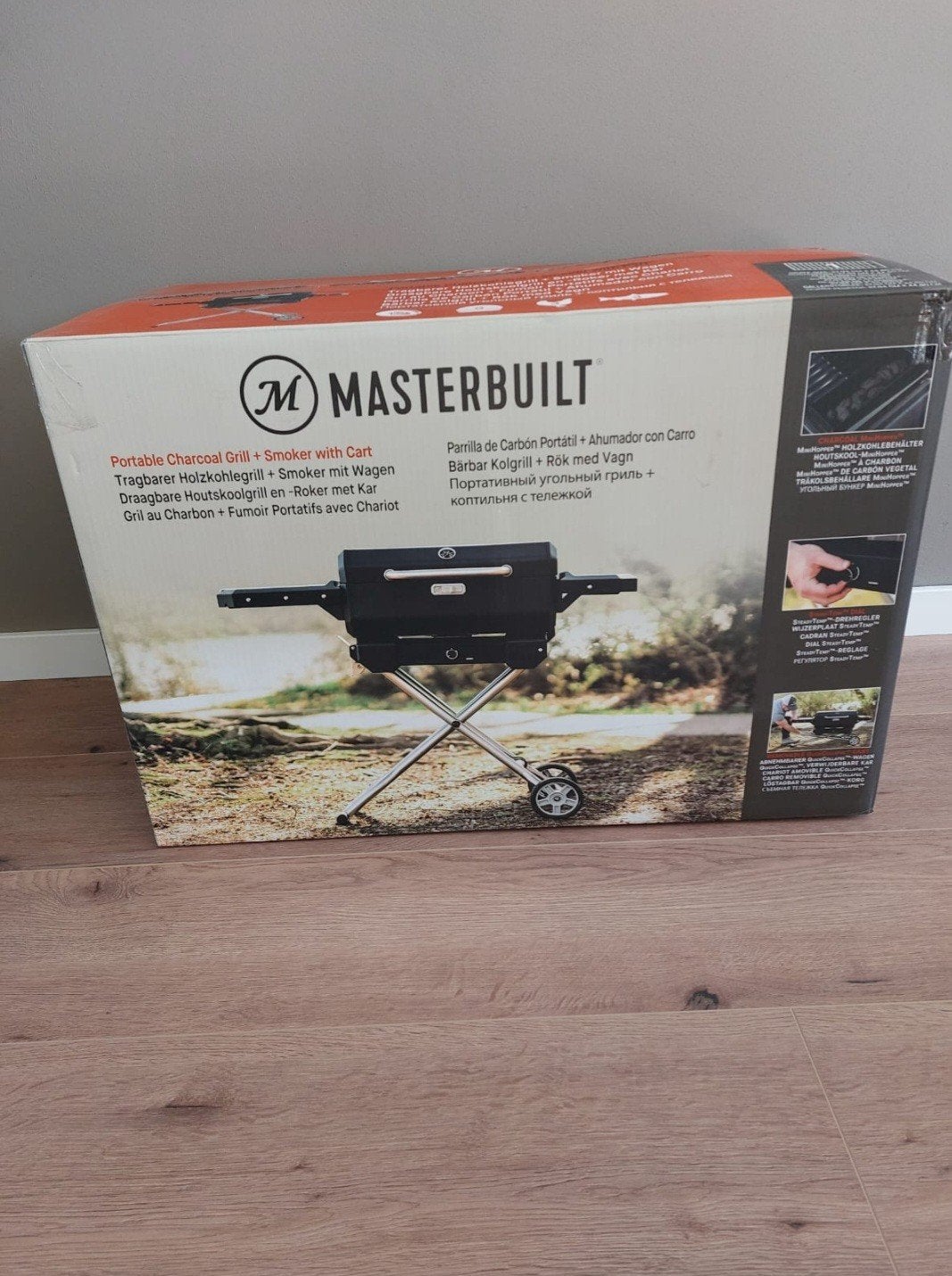 Masterbuilt Portable Digitale Smoker en Houtskoolgrill, Tuin en Terras, Houtskoolbarbecues, Ophalen of Verzenden