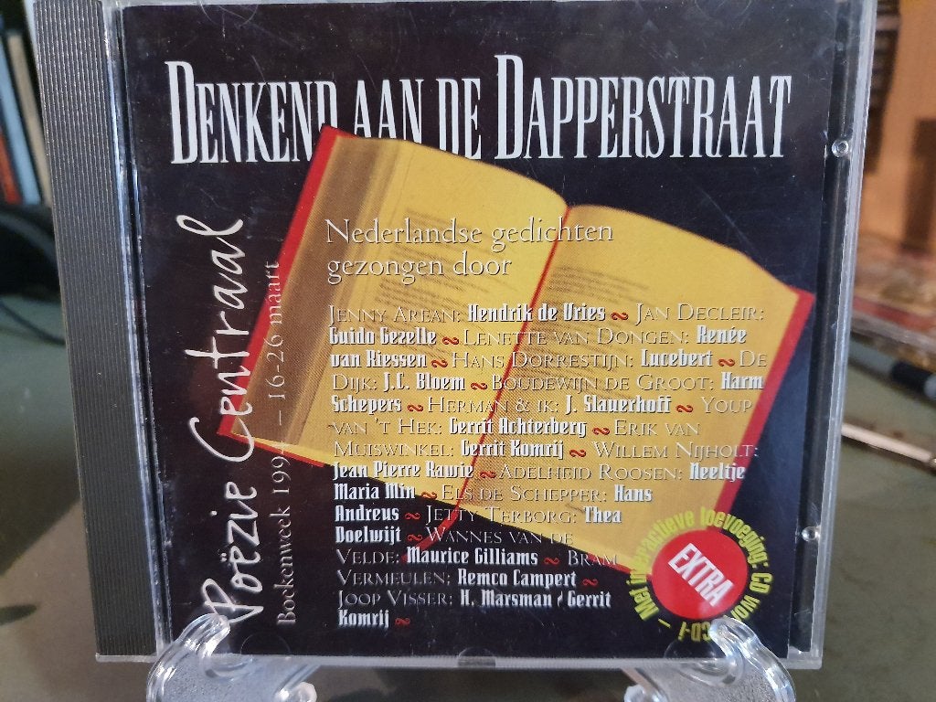 Denkend aan de Dapperstraat - gezongen gedichten CD, Ophalen of Verzenden, Zo goed als nieuw, Levenslied of Smartlap