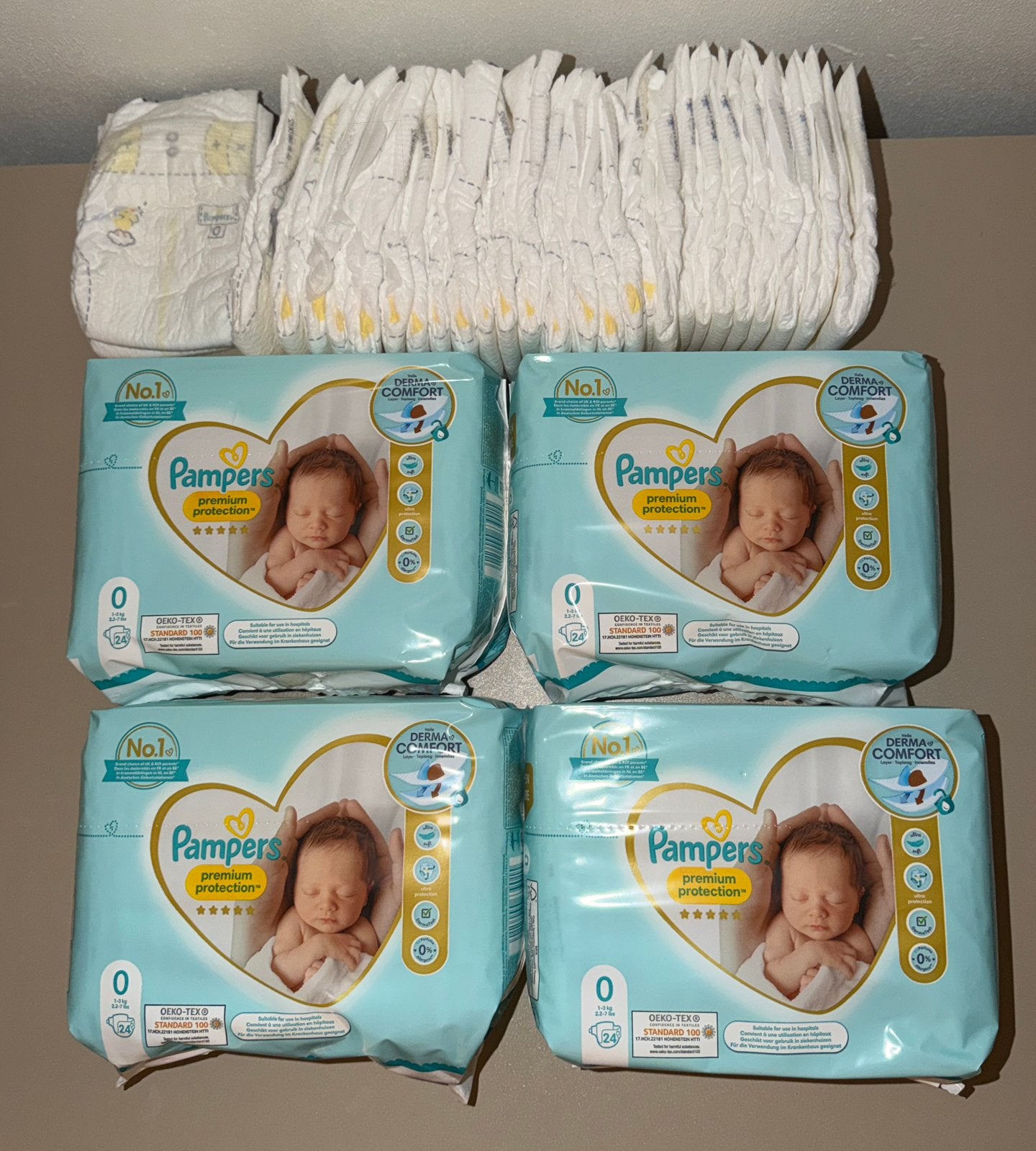 Pampers premium protect maat 0, Ophalen, Nieuw