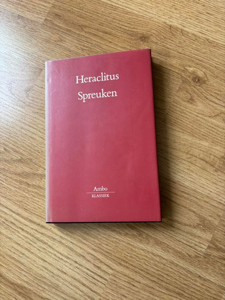 Heraclitus Spreuken, Ophalen of Verzenden, Zo goed als nieuw