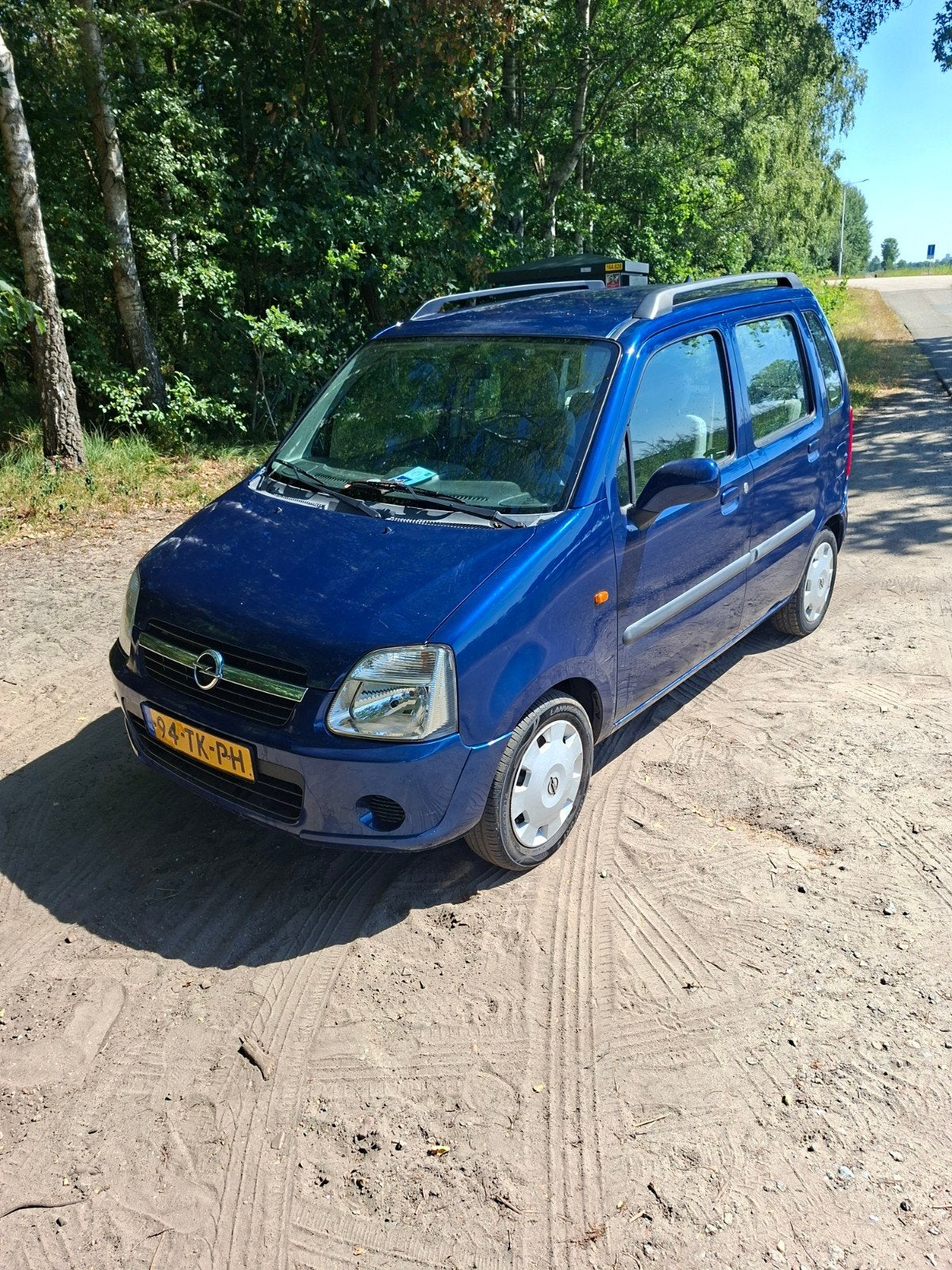 Opel Agila 1.0 2006 Blauw, Auto's, Opel, Voorwielaandrijving, 31 €/maand, Blauw, Origineel Nederlands