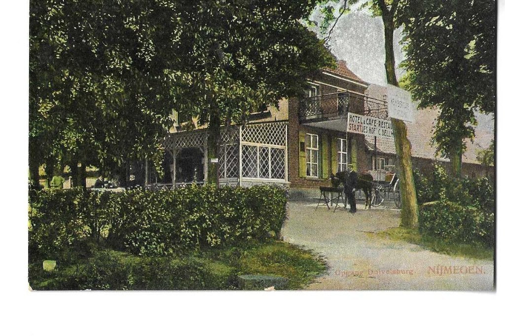nijmegen  opgang duivelsburg  fabrieksmerk tulp, Verzenden, Voor 1920, Ongelopen, Gelderland