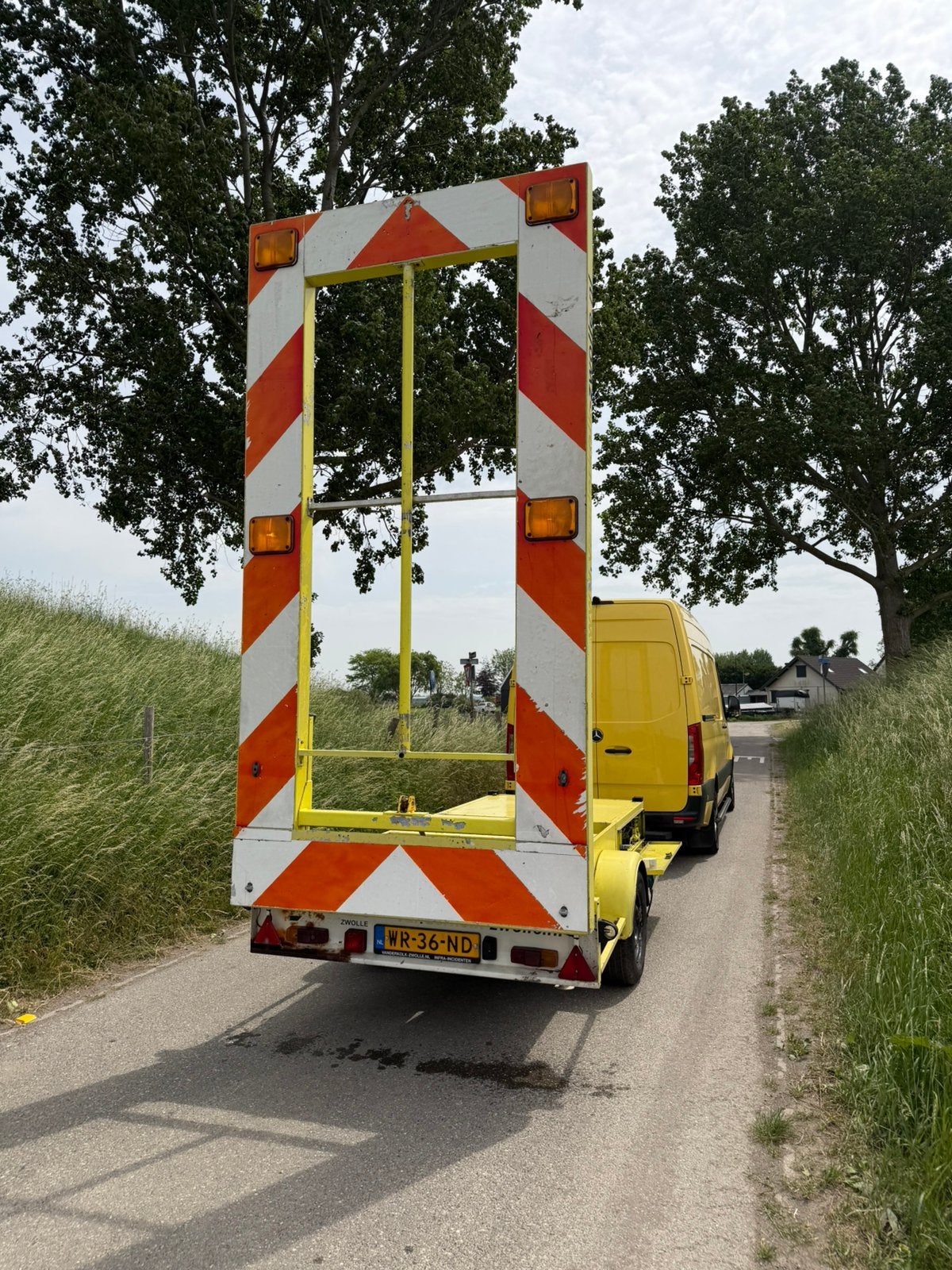 actiewagen pijlwagen rijdende afzetting signaalwagen, Ophalen of Verzenden, Zo goed als nieuw
