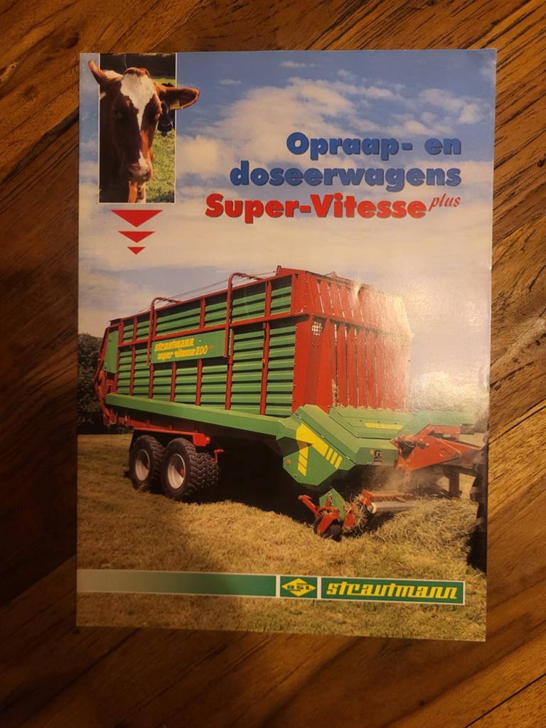 tractor folder Strautmann Super Vitesse opraapwagens, Ophalen of Verzenden, Zo goed als nieuw
