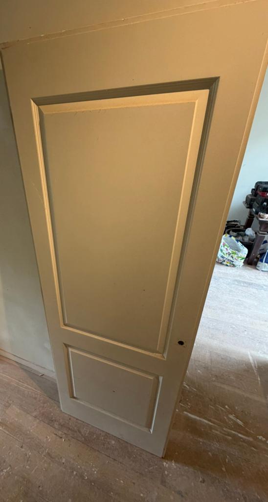 Binnendeur stomp - eventueel met beslag, Ophalen, Gebruikt, Minder dan 80 cm, Binnendeur