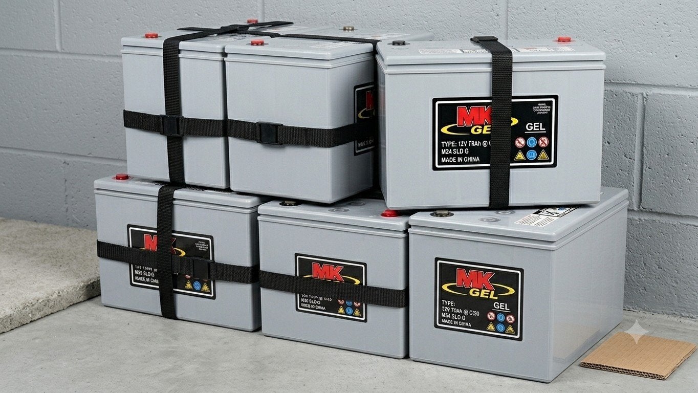 * nieuwe 12v GEL Batterijen ideaal voor camper of  auto, Ophalen