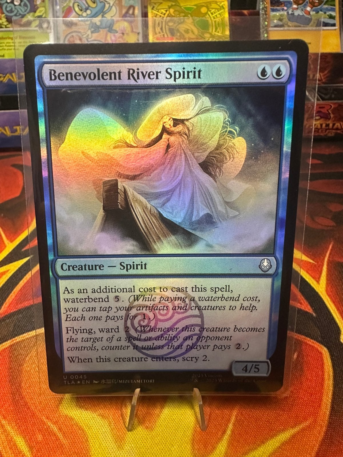 Benevolent River Spirit Avatar: The Last Airbender, Ophalen of Verzenden, Zo goed als nieuw, Losse kaart, Foil