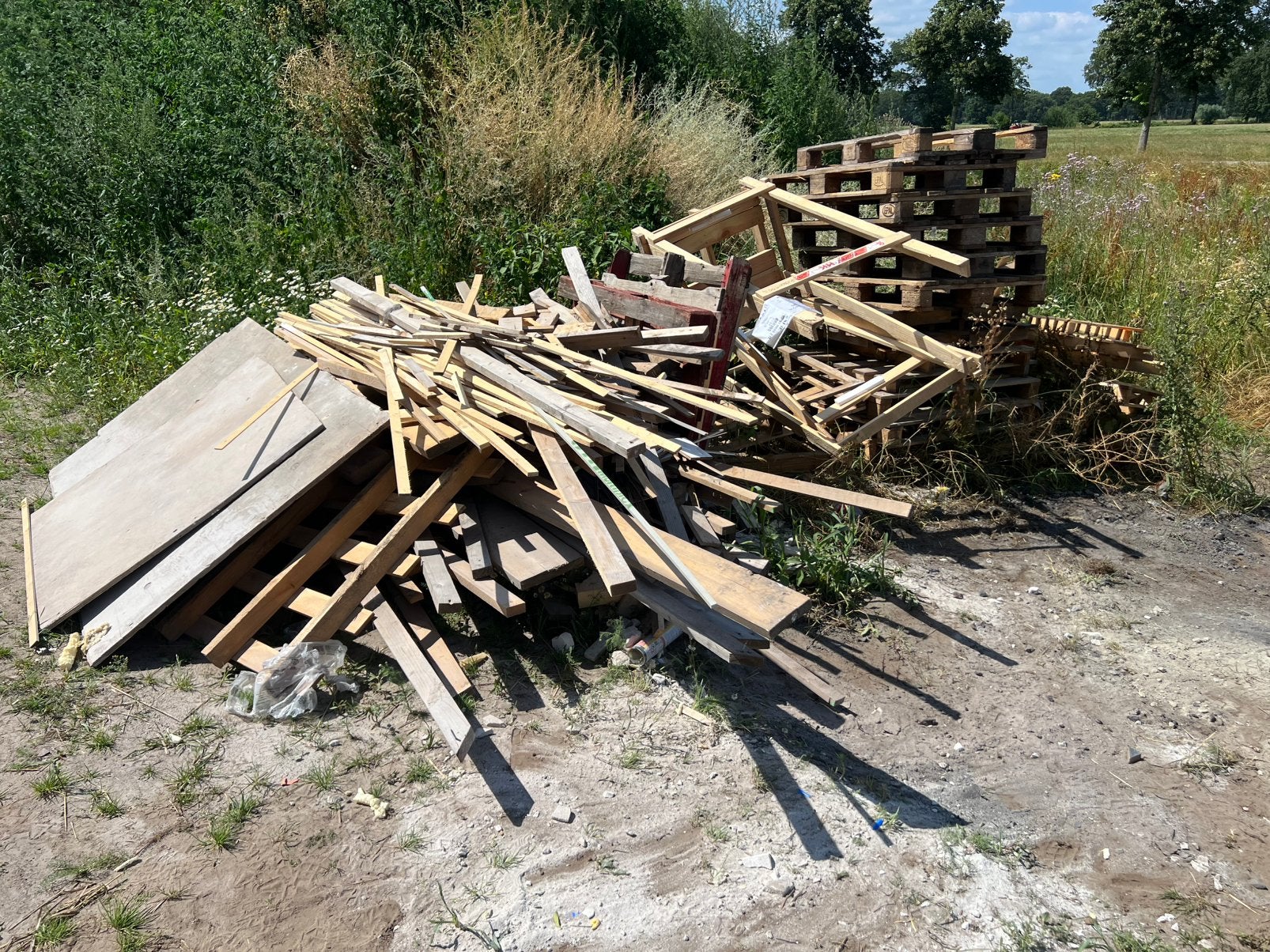 Gratis brandhout, Tuin en Terras, Minder dan 3 m³, Ophalen