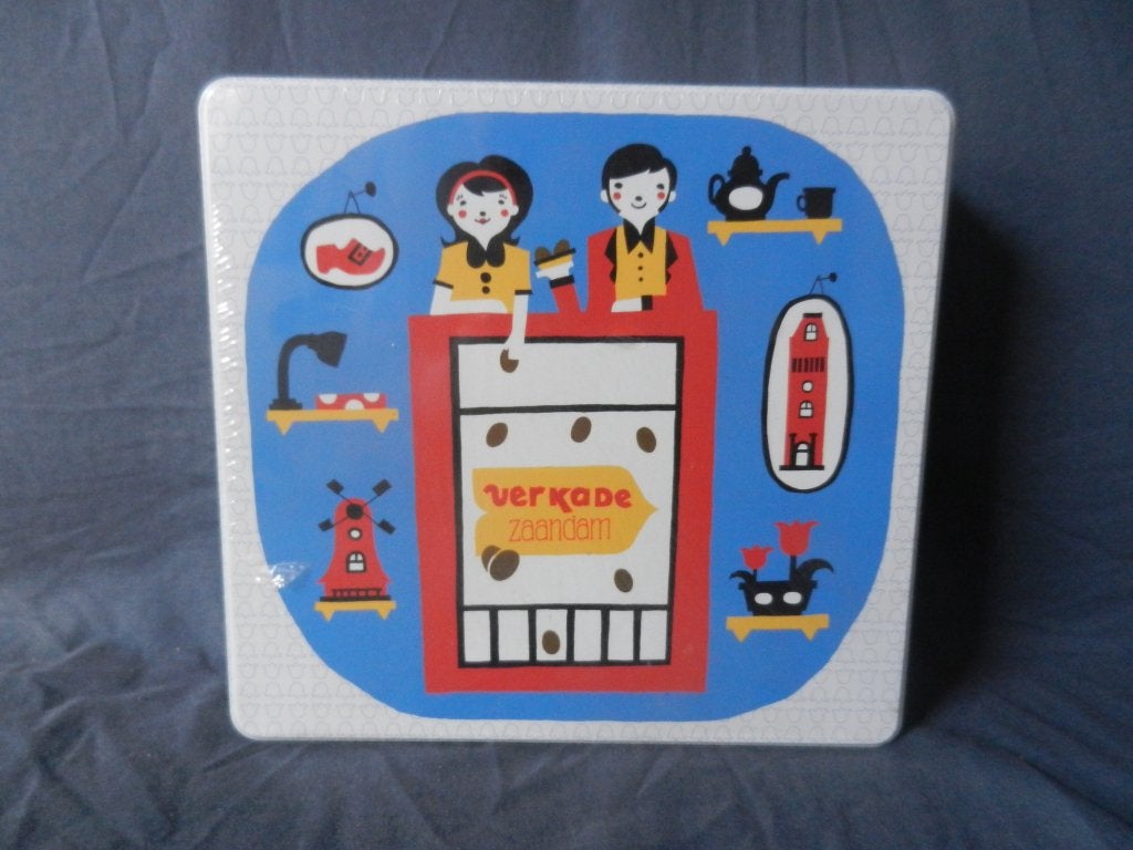 Nog geseald blikken koekblik Verkade Zaandam 6,9x23,4x22 cm, Ophalen of Verzenden, Nieuw, Koek(jes), Verkade
