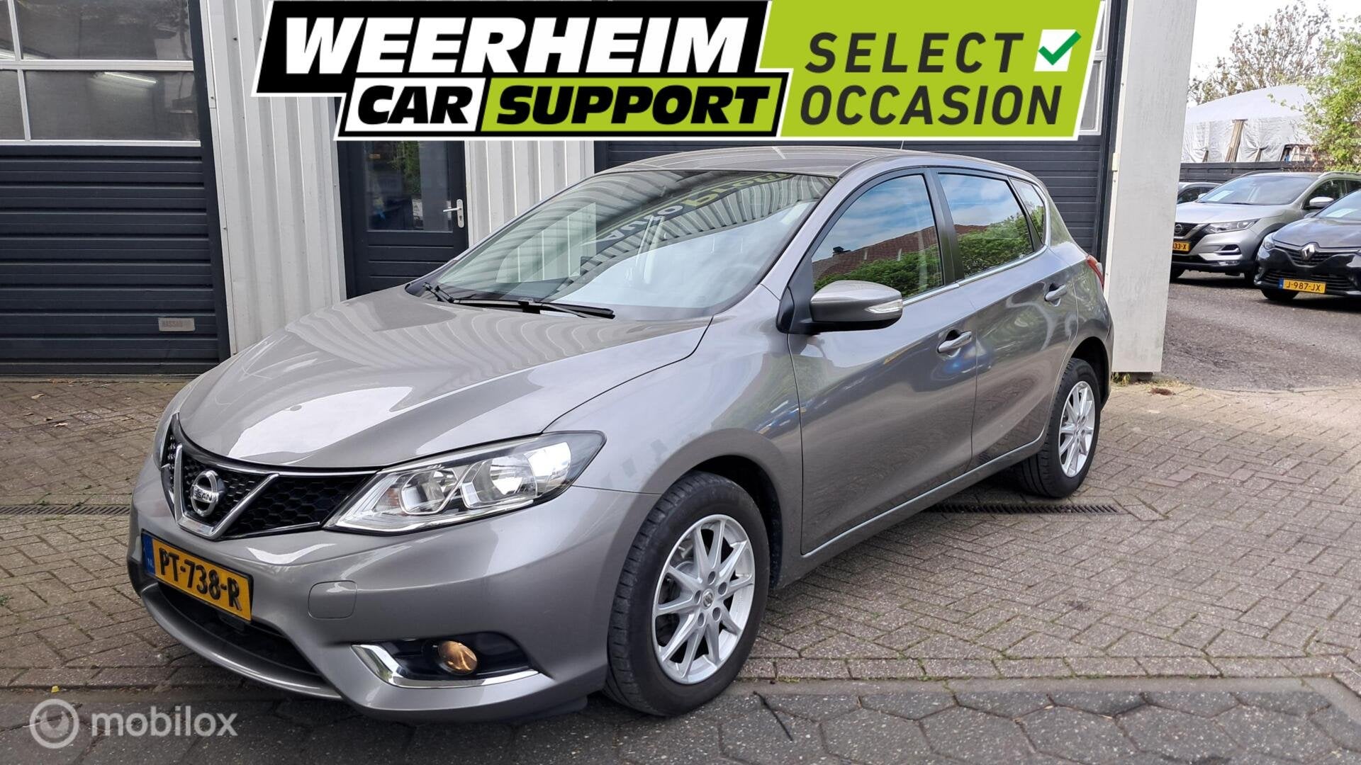 Nissan Pulsar 1.2 DIG-T Visia|Cruise|Trekhaak|Android auto, Auto's, Voorwielaandrijving, Gebruikt, Euro 6, 4 cilinders