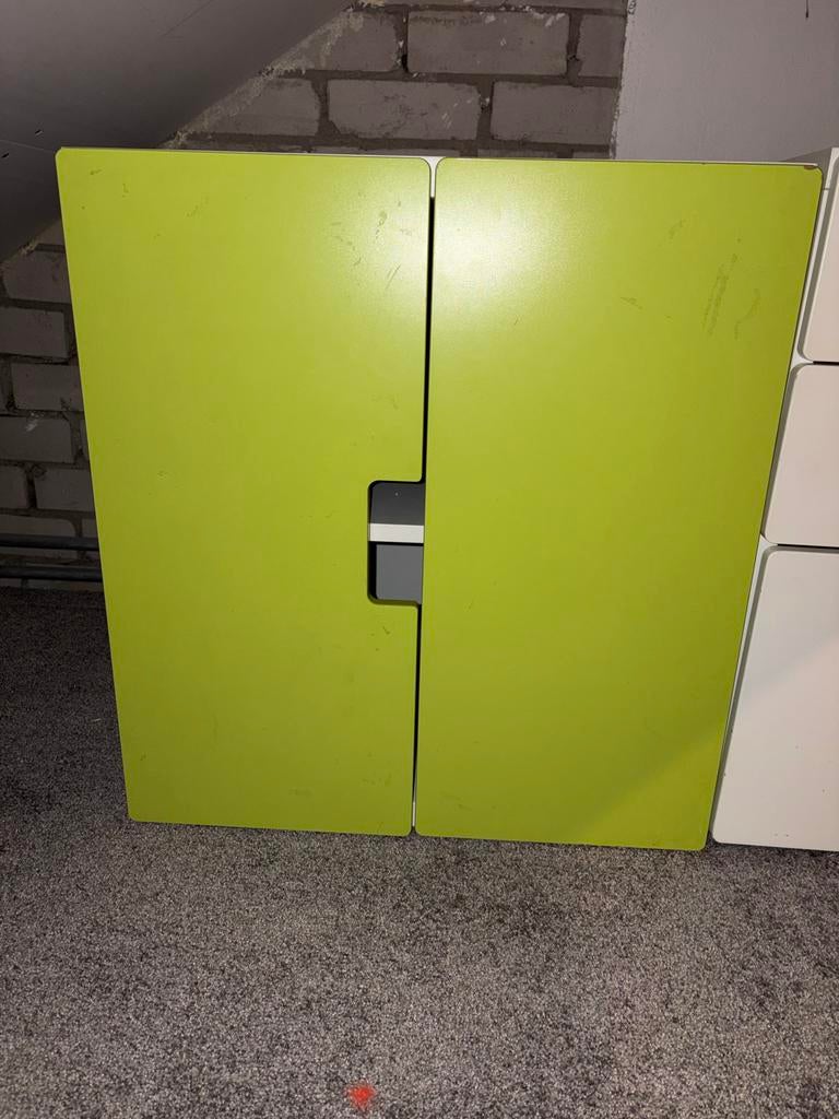 Ikea Stuva kast groen met 3 lades en deuren, Ophalen, Gebruikt