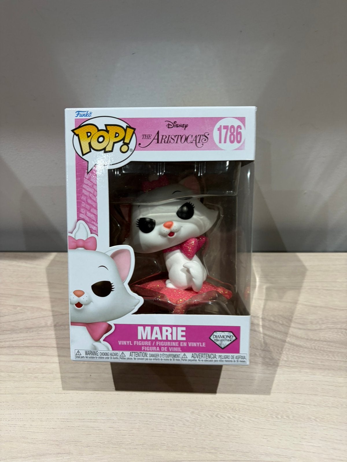 Funko Pop! Disney The Aristocats Marie #1786 Diamond Glitter, Funko Europe, Ophalen of Verzenden, Zo goed als nieuw, 4th floor, 1 Queen Caroline St, London W6 9YN, Verenigd Koninkrijk