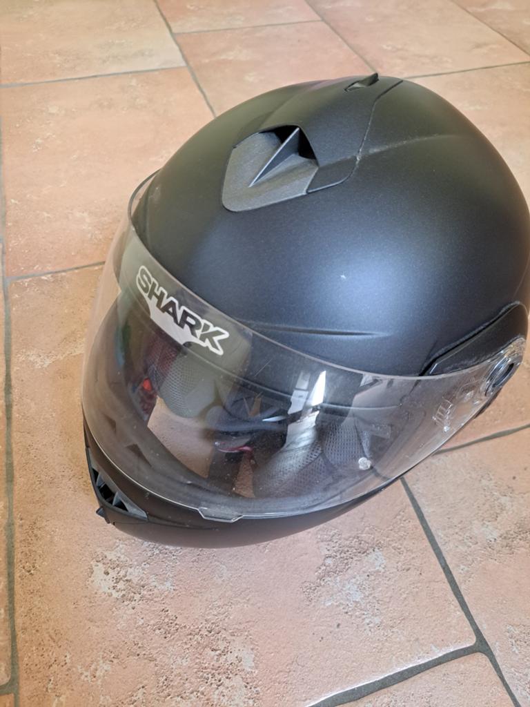 Shark motor helm, Ophalen of Verzenden, Tweedehands, Integraalhelm, Shark