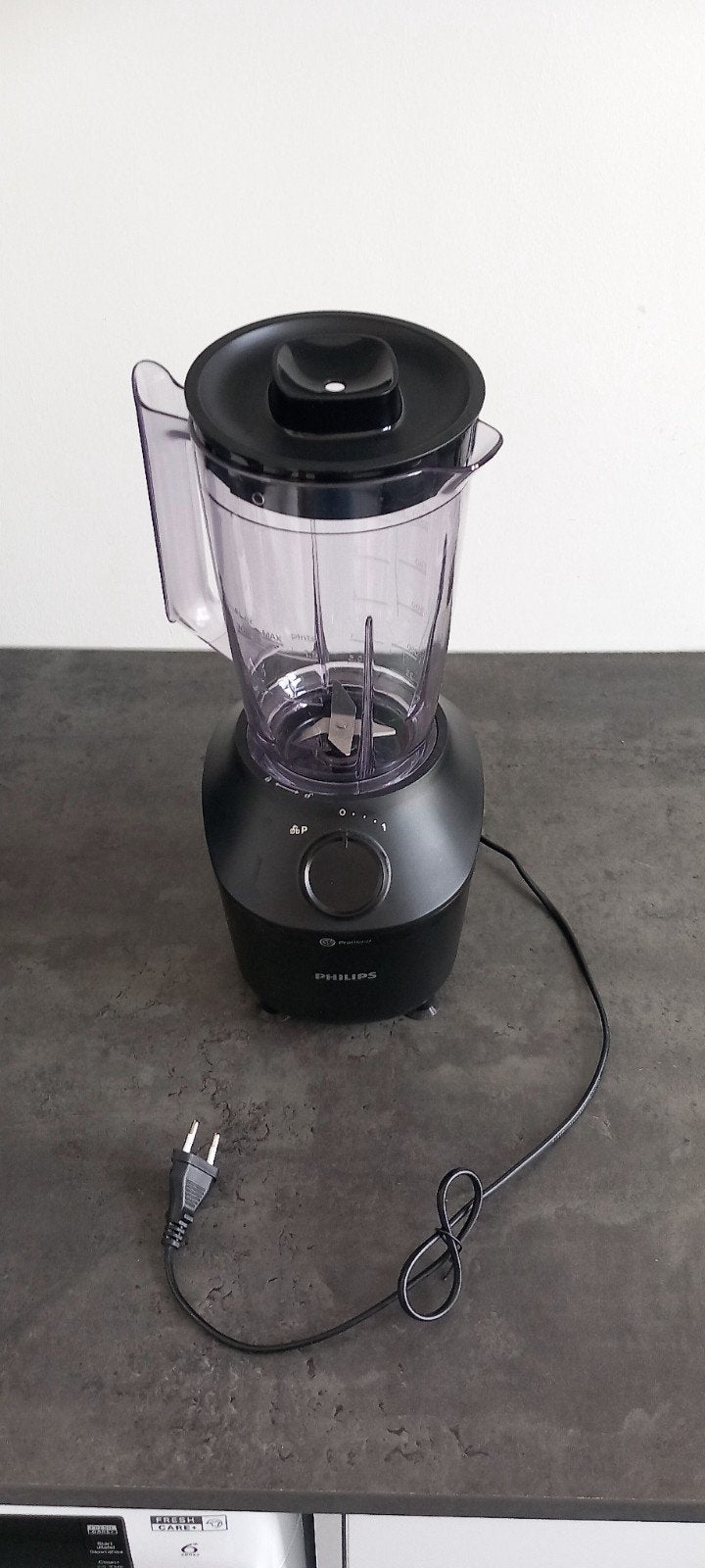 Philips HR2041 Blender met 2 snelheden en pulsefunctie, 1 tot 2 liter, 2 snelheden, Ophalen of Verzenden, Zo goed als nieuw