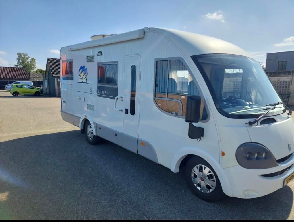 Knaus Sun Liner, Fiat Ducato, camper, Caravans en Kamperen, Integraal, Buitenlamp, Ringverwarming, Fiat