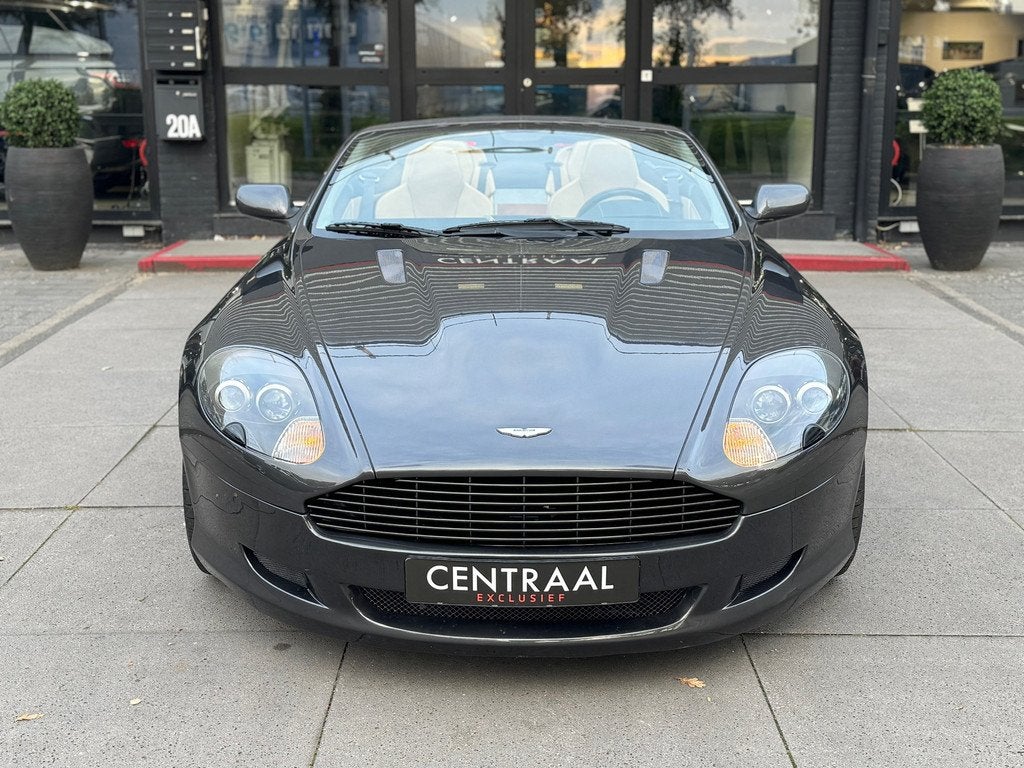 Aston Martin DB9 Volante 5.9 V12|Dealer Maintained|Leder|Pdc, Auto's, Automaat, Achterwielaandrijving, Leder, Bedrijf