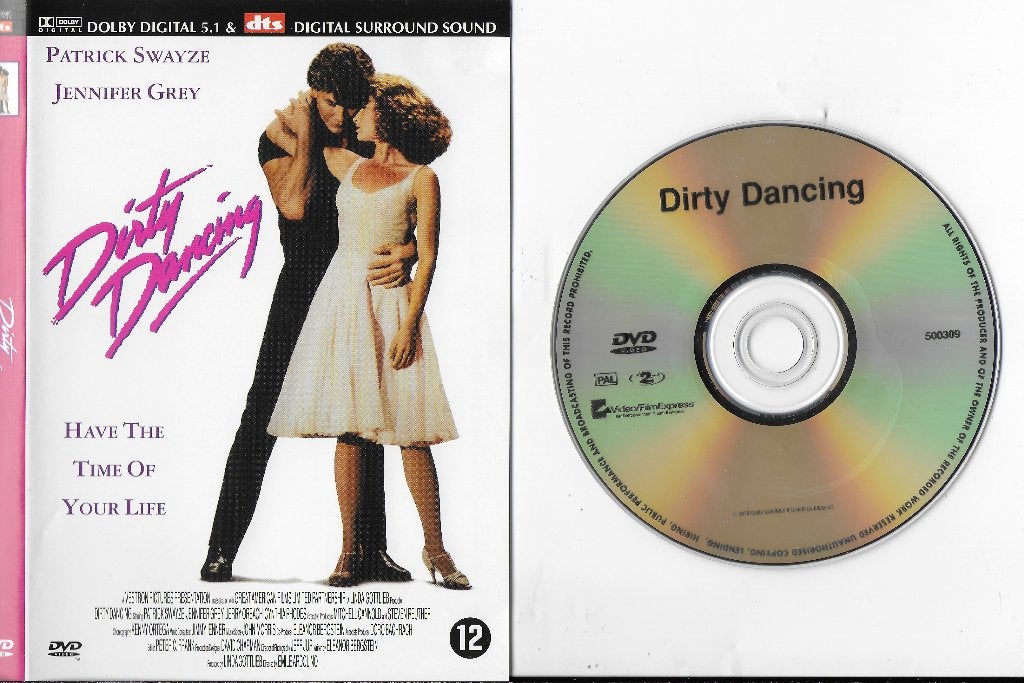 Dvd: dirty dancing met o.a. Patrick swayze en jennifer grey, Ophalen of Verzenden, Zo goed als nieuw