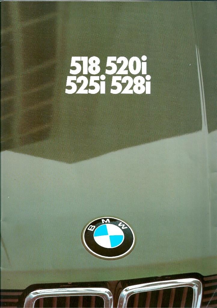 Brochure BMW 5 serie 1981, Ophalen of Verzenden, Gelezen, BMW