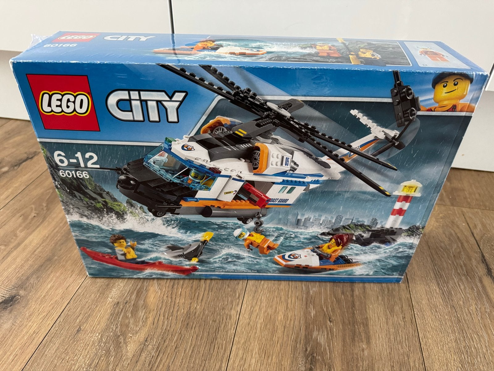Lego City 60166 Reddingshelikopter - 100% Compleet, City, Lego, Ophalen of Verzenden, Zo goed als nieuw