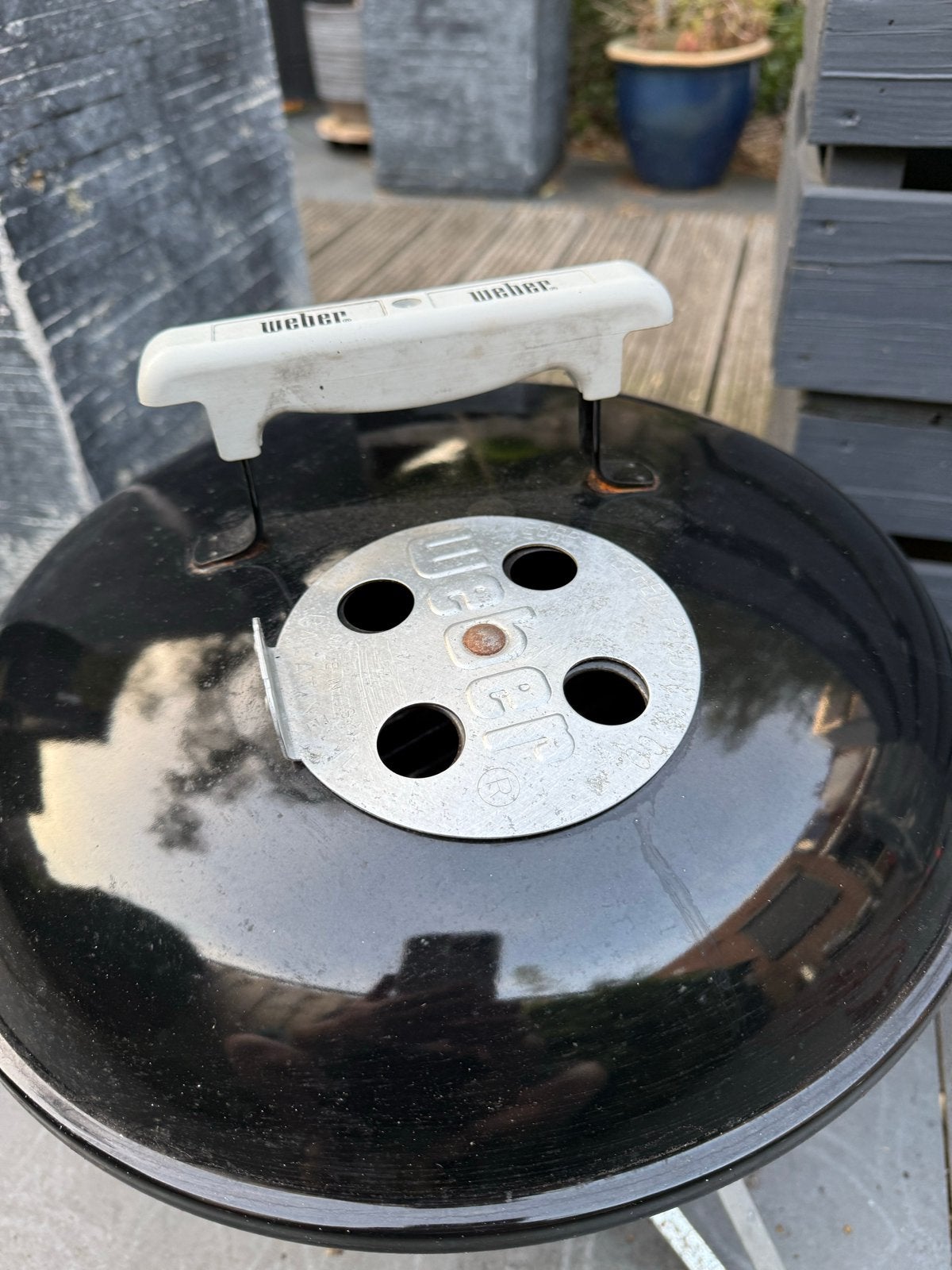 Weber Smokey Joe Houtskoolbarbecue, Ophalen, Gebruikt