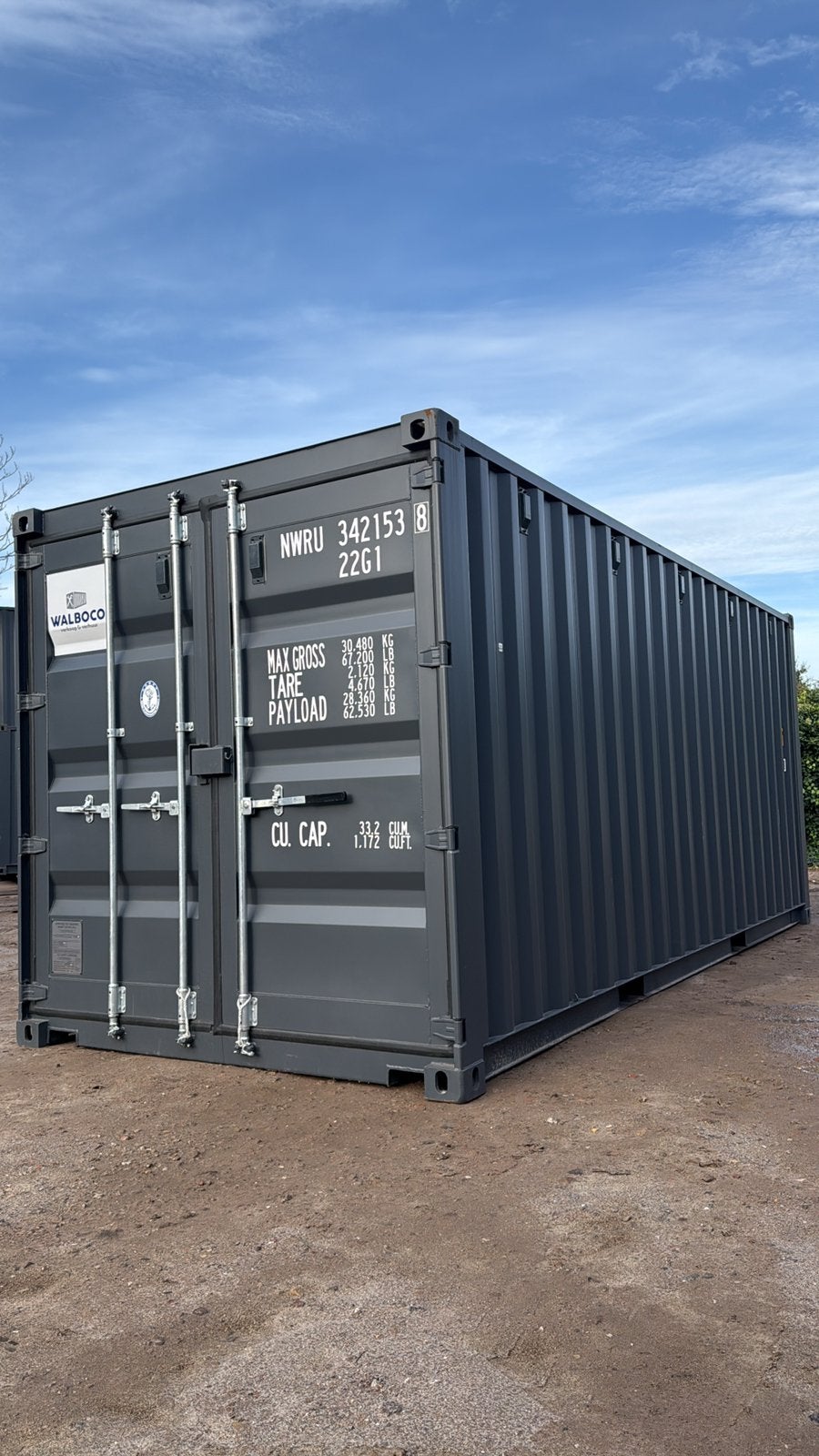 Grote partij 20ft containers antraciet, Ophalen of Verzenden