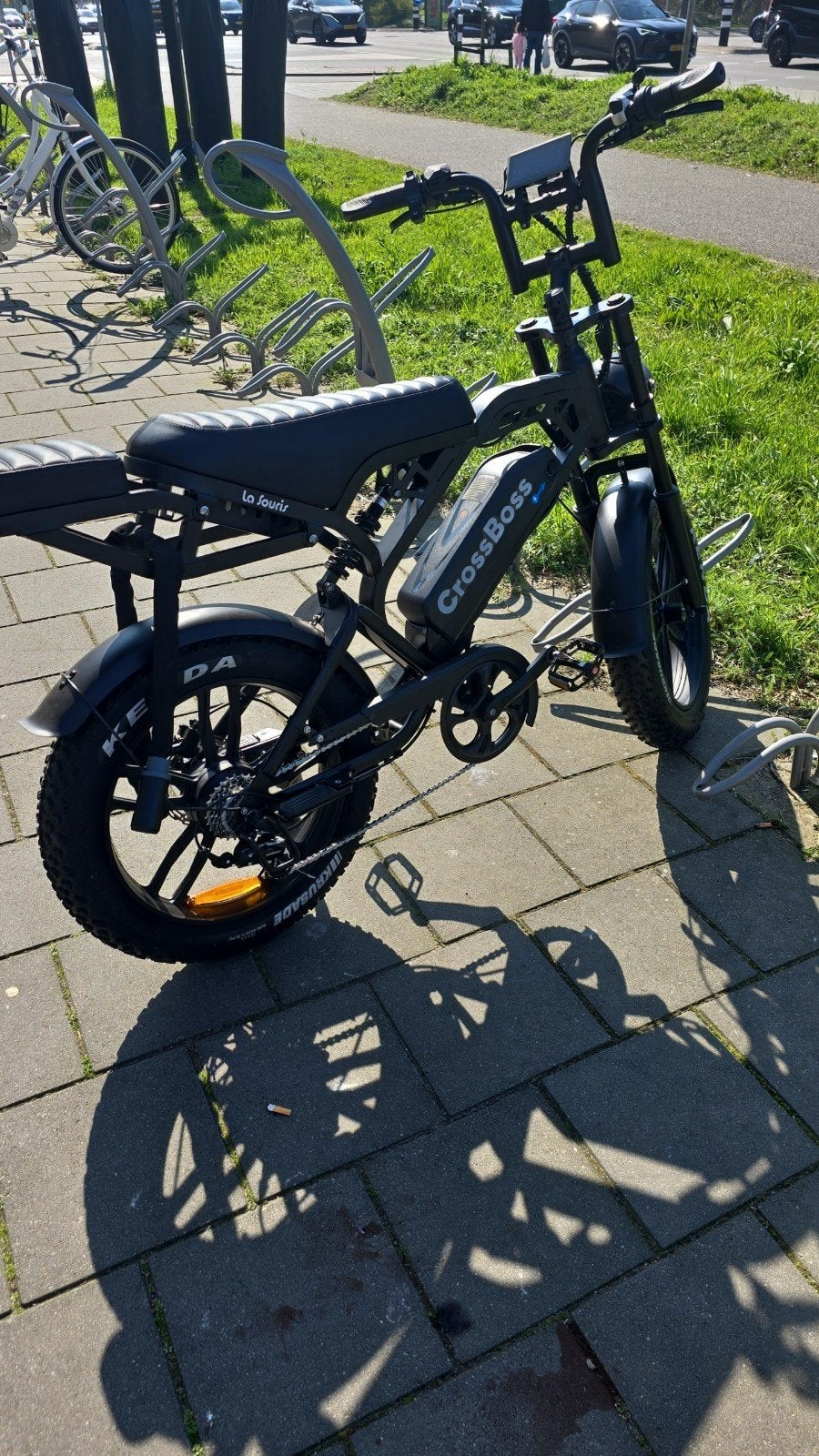 Fatbike crossboss v20 pro black special edition nieuwstaat, Fietsen en Brommers, 59 cm of meer, Ophalen, Zo goed als nieuw, Overige merken